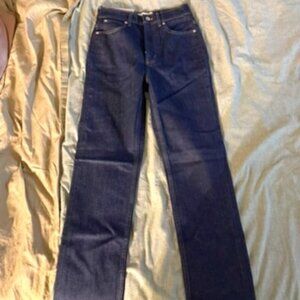 Everlane The Way-High Slim Jean 24 - Pure Blue | Dark Wash | Org. Cotton Denim